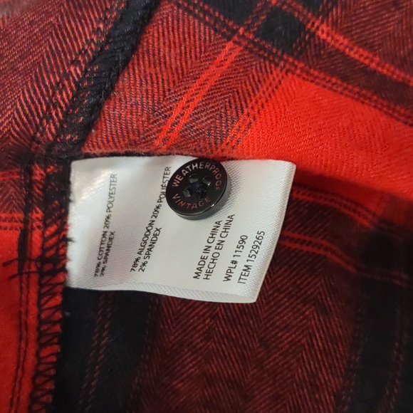 PRE OWNED WEATHERPROOF FLANNEL COMFORT STRETCH SIZE SMALL - Picture 9 of 11